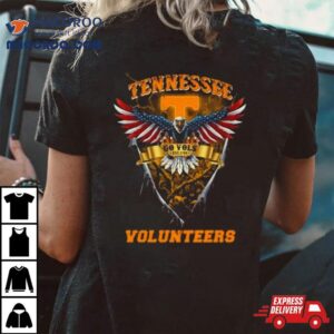 Go Vols Tennessee Volunteers Football Us Eagle Shirt