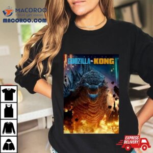 Godzilla Vs Kong One Will Fall Godzilla Main Tshirt
