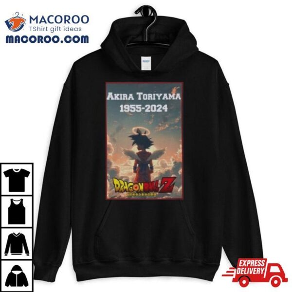 Goku Shirt Rip Akira Toriyama 1955 2024 Dragon Ball Z Shirt