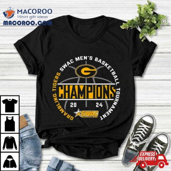 Grambling Tigers 2024 Swac Men’s Basketball Conference Tournament Champions Shirt