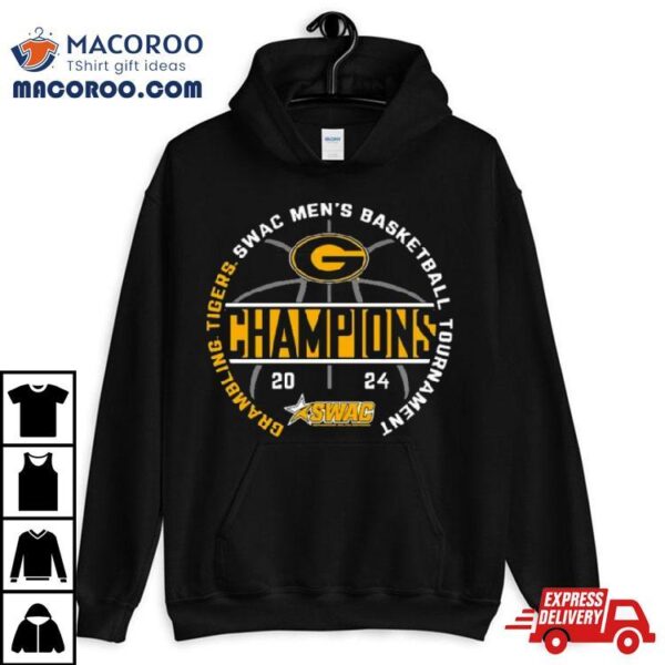 Grambling Tigers 2024 Swac Men’s Basketball Conference Tournament Champions Shirt