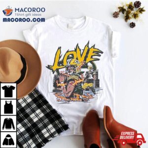 Green Bay Packers Jordan Love Fire Tshirt