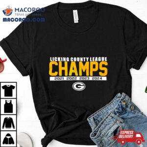 Green Bay Packers Licking County League Champs Time Tshirt