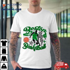 Groovy Nba Boston Basketball Shirt