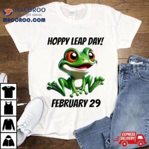 Happy Leap Day Year February Th Frog Tshirt