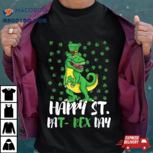 Happy St Pat-rex Dinosaur Saint Patrick’s Day Shirt