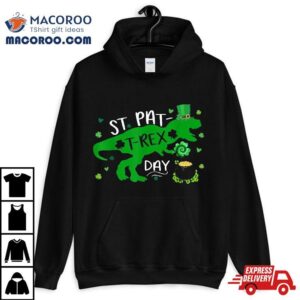Happy St Pat Trex Day Dino Patricks Toddler Boys Gift Shirt