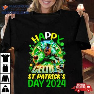 Happy St Patrick’s Day 2024 Boston Celtics T Shirt