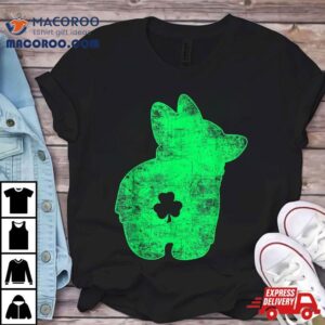 Happy St Patrick S Day Funy Saint Patricks Corgi Dog Tshirt