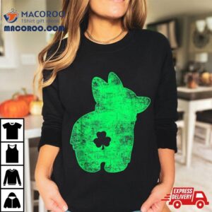 Happy St Patrick S Day Funy Saint Patricks Corgi Dog Tshirt