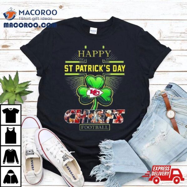 Happy St Patrick’s Day Kansas City Chiefs Football Shirt