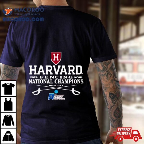 Harvard Crimson 2024 Ncaa Fencing National Champions Shirt