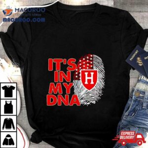 Harvard Crimson It Rsquo S In My Dna Fingerprin Tshirt