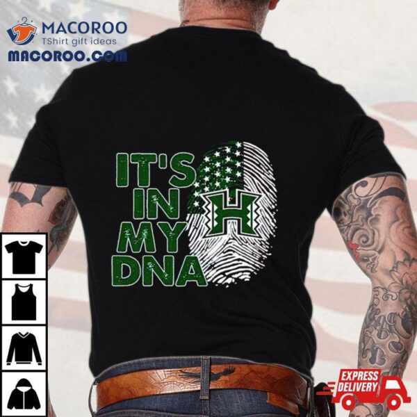 Hawaii Rainbow Warriors It’s In My Dna Fingerprint Shirt