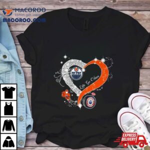 Heart Edmonton Oilers 2024 Lets Go Oilers Shirt