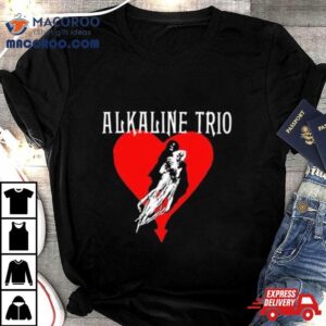 Heart Swept Alkaline Trio Tshirt