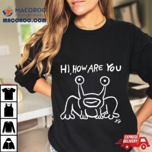 Hi How Are You Frog Mural Tshirt