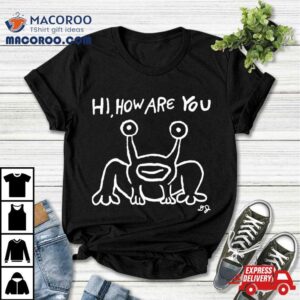 Hi How Are You Frog Mural Tshirt