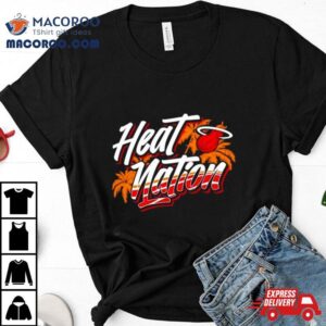 Hot Summer Miami Heat Nation Basketball Tshirt