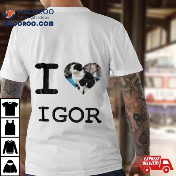 I Love Cat Igor Shirt