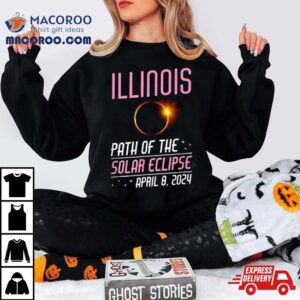 Illinois Path Of The Solar Eclipse April Souvenir Tshirt