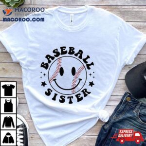 In My Baseball Sister Era Groovy Fun Lover Side Tshirt