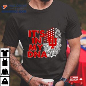 Indiana Hoosiers It Rsquo S In My Dna Fingerprin Tshirt