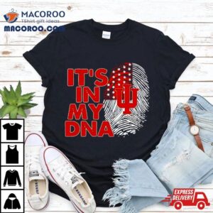 Indiana Hoosiers It Rsquo S In My Dna Fingerprin Tshirt