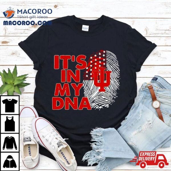 Indiana Hoosiers It’s In My Dna Fingerprint Shirt