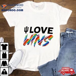 Indiana Hoosiers Love Wins Pride Tshirt