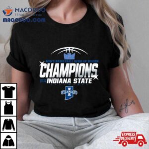 Indiana State Sycamores Missouri Valley Men Rsquo S Basketball Regular Season Champions Tshirt