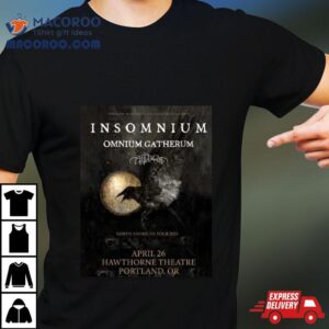 Insomnium Omnium Gatherum North American Tour 2024 T Shirt