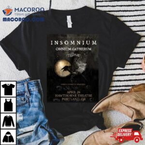 Insomnium Omnium Gatherum North American Tour 2024 T Shirt