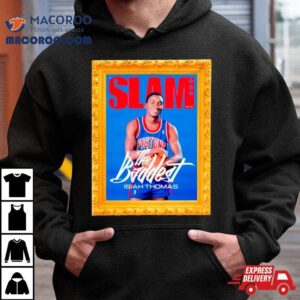 Isiah Thomas Detroit Pistons Slam Frame Shirt