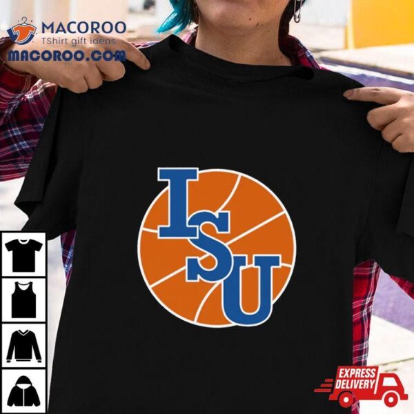 Isu Sycamores Basketball Half Court Tee Shirt