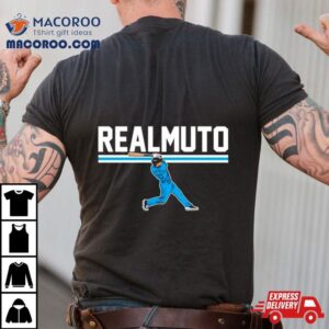 J T Realmuto Slugger Swing Philadelphia Phillies Baseball Tshirt