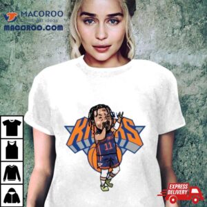 Jalen Brunson New York Knicks Player Cartoon Tshirt