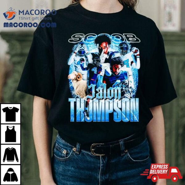 Jalon Thompson North Carolina Tar Heels Football Graphic Poster Shirt