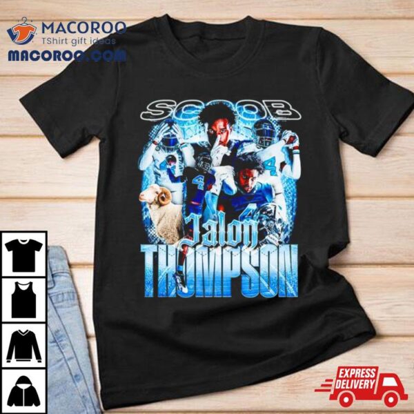 Jalon Thompson North Carolina Tar Heels Football Graphic Poster Shirt