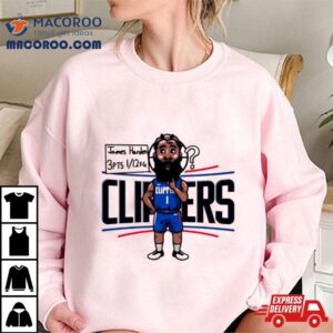 James Harden Los Angeles Clippers Player Cartoon Tshirt