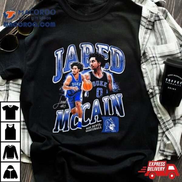 Jared Mccain Duke Blue Devils Basketball Signature Shirt