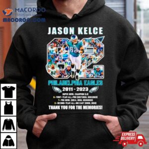 Jason Kelce Philadelphia Eagles Signature Memories Tshirt