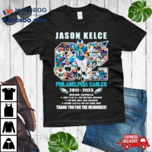 Jason Kelce Philadelphia Eagles Signature Memories Tshirt