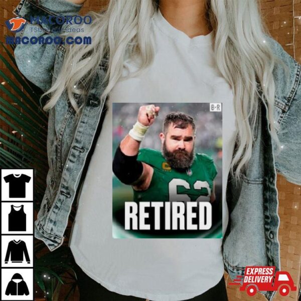 Jason Kelce Retired Philadelphia Eagles Shirt