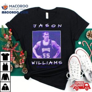 Jason Williams Sacramento Kings Vintage Logo Tshirt