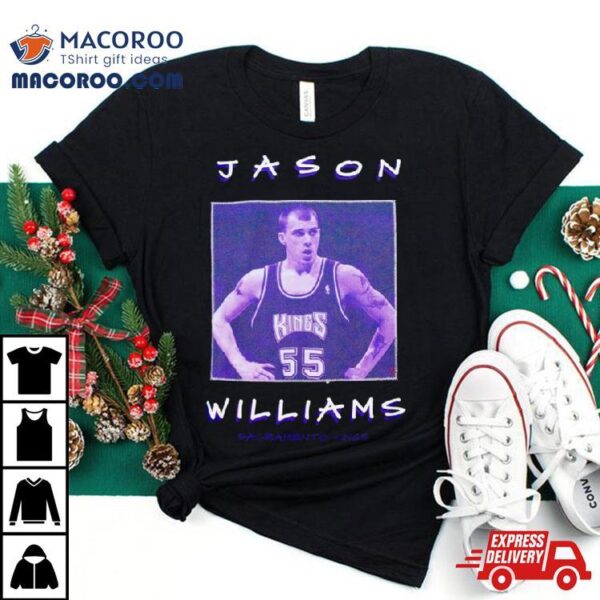 Jason Williams Sacramento Kings Vintage Logo Shirt