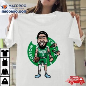 Jayson Tatum Boston Celtics Player Cartoon Tshirt