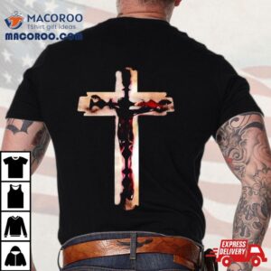 Jesus Cross Razorblade Tshirt