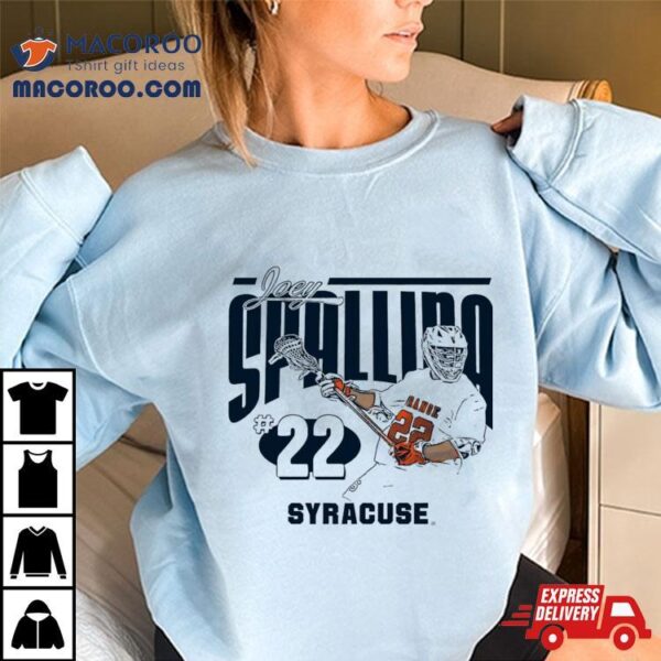 Joey Spallina Syracuse Orange Lacrosse Cartoon T Shirt