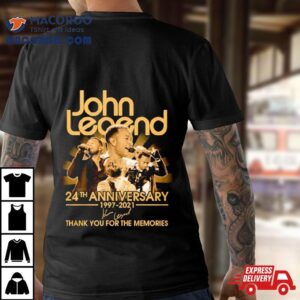 John Legend Th Anniversary Thank You For The Memories Signature Tshirt